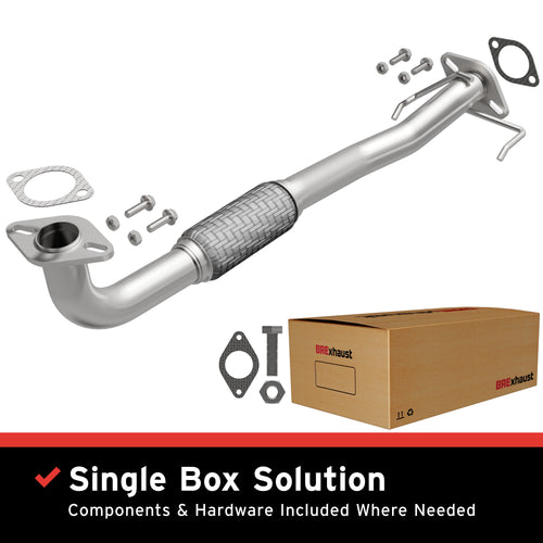 BRExhaust 2002-2004 Mitsubishi Lancer 2.0L Direct-Fit Exhaust Front Pipe Kit 107-0152