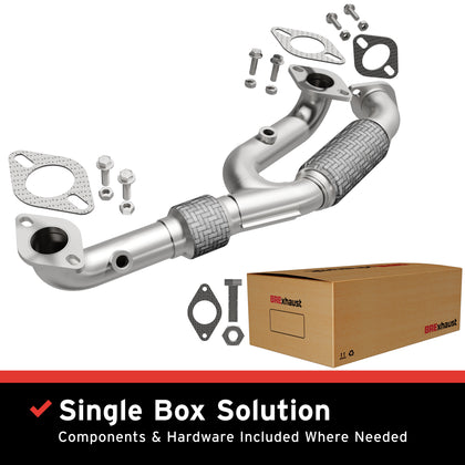BRExhaust 2002-2005 Kia Sedona 3.5L Direct-Fit Exhaust Front Pipe Kit 107-0158