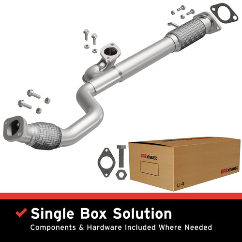 BRExhaust 2010-2011 Chevrolet Equinox 3.0L / 2010-2011 GMC Terrain 3.0L Direct-Fit Exhaust Front Pipe Kit 107-0166
