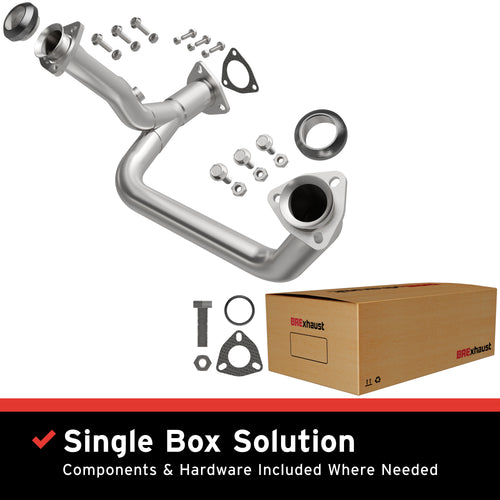 BRExhaust 1998-1999 Chevrolet S10 4.3L / 1998-1999 GMC Sonoma 4.3L Direct-Fit Exhaust Front Pipe Kit 107-0227