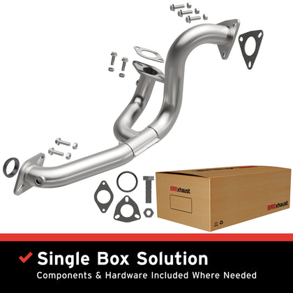 BRExhaust 2001-2006 Chrysler Sebring 2.7L / 2001-2006 Dodge Stratus 2.7L Direct-Fit Exhaust Front Pipe Kit 107-0257