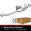 BRExhaust 2005-2007 Ford Five Hundred 3.0L / 2005-2007 Mercury Montego 3.0L Direct-Fit Exhaust Front Pipe Kit 107-0271