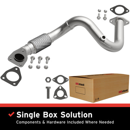 BRExhaust 2013-2018 Buick Encore 1.4L / 2015-2019 Chevrolet Trax 1.4L Direct-Fit Exhaust Front Pipe Kit 107-0286