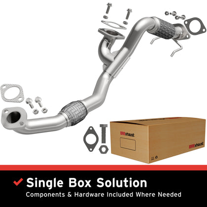 BRExhaust 2011-2013 Kia Sorento 3.5L / 2010-2012 Hyundai Santa Fe 3.5L Direct-Fit Exhaust Front Pipe Kit 107-0293