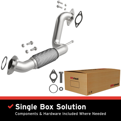 BRExhaust 2014-2020 Nissan Rogue 2.5L Direct-Fit Exhaust Front Pipe Kit 107-0295