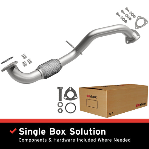 BRExhaust 2016-2021 Honda Civic 2.0L Direct-Fit Exhaust Front Pipe Kit 107-0388
