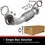 BRExhaust 2017-2020 Hyundai Elantra 2.0L Direct-Fit Exhaust Front Pipe Kit 107-0389