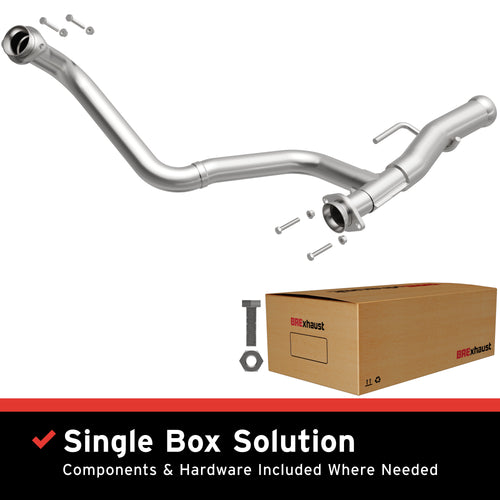 BRExhaust 2020-2025 Jeep Gladiator 3.6L Direct-Fit Exhaust Front Pipe Kit 107-0510