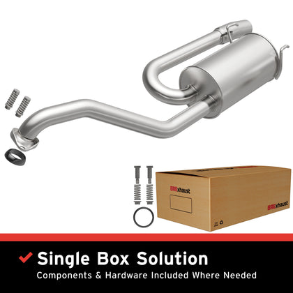 BRExhaust 2009-2013 Honda Fit 1.5L Direct-Fit Exhaust Muffler Kit 108-0011
