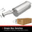 BRExhaust 2007-2012 Nissan Versa 1.8L Direct-Fit Exhaust Muffler Kit 108-0032