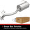 BRExhaust 2014-2017 Nissan Versa Note 1.6L Direct-Fit Exhaust Muffler Kit 108-0039