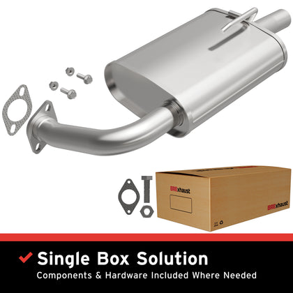 BRExhaust 2007-2009 Nissan Altima 2.5L / 2007-2009 Nissan Altima 3.5L Direct-Fit Exhaust Muffler Kit 108-0048
