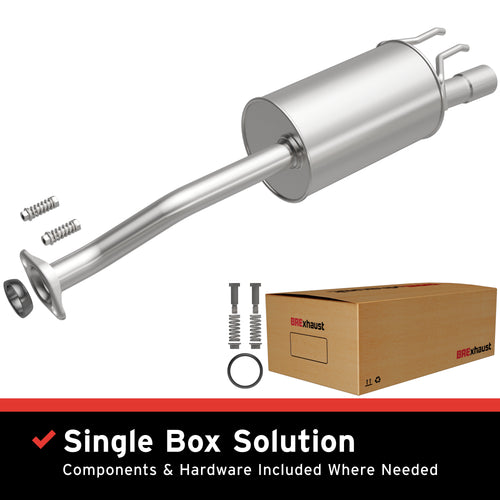 BRExhaust 2006-2011 Honda Civic 1.8L | 2006-2011 Honda Civic 1.3L Direct-Fit Exhaust Muffler Kit 108-0050