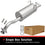 BRExhaust 2007-2009 Honda CR-V 2.4L Direct-Fit Exhaust Muffler Kit 108-0051