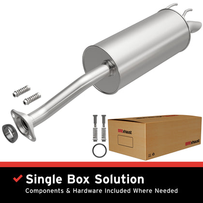 BRExhaust 2012-2015 Honda Civic 1.8L Direct-Fit Exhaust Muffler Kit 108-0056