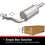 BRExhaust 2003-2008 Mazda 6 2.3L / 2003-2008 Mazda 6 3.0L Direct-Fit Exhaust Muffler Kit 108-0065