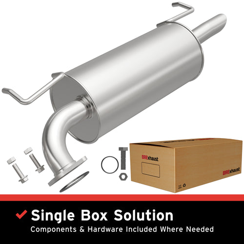 BRExhaust 1997-2001 Toyota Camry 2.2L / 2002-2003 Toyota Solara 2.4L Direct-Fit Exhaust Muffler Kit 108-0070