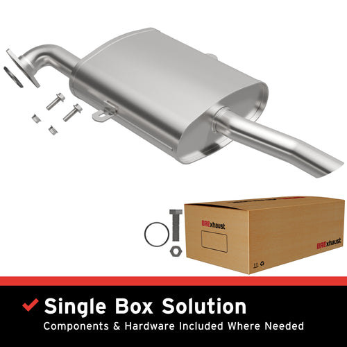 BRExhaust 1998-2002 Chevrolet Prizm 1.8L / 1998-2002 Toyota Corolla 1.8L Direct-Fit Exhaust Muffler Kit 108-0074