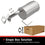 BRExhaust 2005-2009 Subaru Outback 3.0L | 2005-2009 Subaru Outback 2.5L Direct-Fit Exhaust Muffler Kit 108-0081