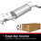 BRExhaust 2008-2011 Subaru Impreza 2.5L Direct-Fit Exhaust Muffler Kit 108-0082