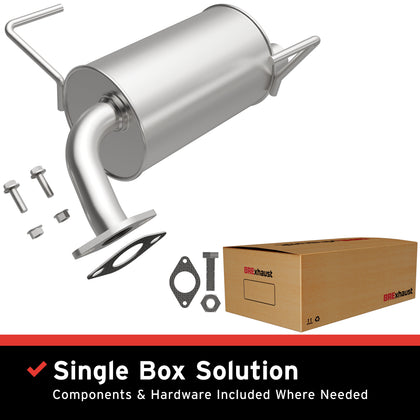 BRExhaust 2009-2013 Subaru Forester 2.5L / 2008-2011 Subaru Impreza 2.5L Direct-Fit Exhaust Muffler Kit 108-0083