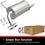 BRExhaust 2009-2013 Subaru Forester 2.5L / 2008-2011 Subaru Impreza 2.5L Direct-Fit Exhaust Muffler Kit 108-0083