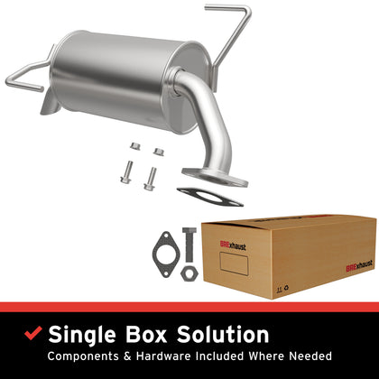 BRExhaust 2010-2019 Subaru Outback 2.5L / 2010-2015 Subaru Outback 3.6L Direct-Fit Exhaust Muffler Kit 108-0087