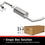 BRExhaust 1998-2000 Toyota RAV4 2.0L Direct-Fit Exhaust Muffler Kit 108-0090