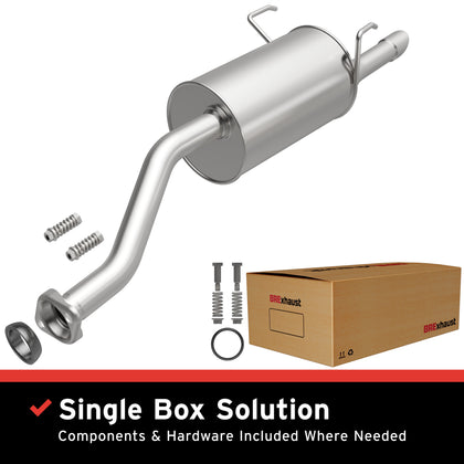 BRExhaust 2001-2005 Honda Civic 1.7L Direct-Fit Exhaust Muffler Kit 108-0092
