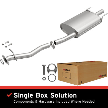 BRExhaust 1990-1993 Honda Accord 2.2L Direct-Fit Exhaust Muffler Kit 108-0095