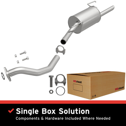 BRExhaust 2012-2017 Nissan Versa 1.6L Direct-Fit Exhaust Muffler Kit 108-0098