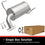 BRExhaust 2010-2015 Subaru Outback 3.6L Direct-Fit Exhaust Muffler Kit 108-0118