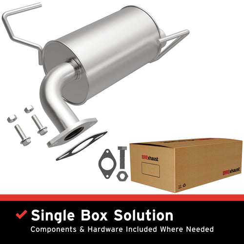 BRExhaust 2014-2018 Subaru Forester 2.5L Direct-Fit Exhaust Muffler Kit 108-0122