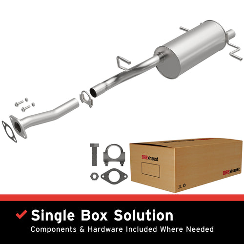 BRExhaust 2006-2007 Subaru Impreza 2.5L / 2006 Saab 9-2X 2.5L Direct-Fit Exhaust Muffler Kit 108-0124