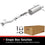 BRExhaust 1995-1999 Subaru Legacy 2.2L Direct-Fit Exhaust Muffler Kit 108-0125