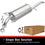 BRExhaust 2004-2008 Chevrolet Aveo 1.6L | 2005-2007 Pontiac Wave 1.6L Direct-Fit Exhaust Muffler Kit 108-0134