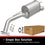 BRExhaust 2007-2009 Hyundai Santa Fe 3.3L | 2007-2009 Hyundai Santa Fe 2.7L Direct-Fit Exhaust Muffler Kit 108-0142