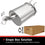 BRExhaust 2017-2019 Honda CR-V 1.5L Direct-Fit Exhaust Muffler Kit 108-0249