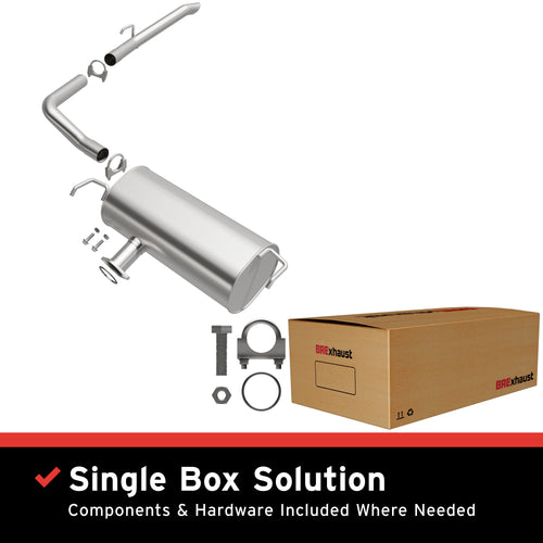 BRExhaust 2011-2013 Toyota Sienna 2.7L / 2011-2016 Toyota Sienna 3.5L Direct-Fit Exhaust Muffler Kit 108-0250