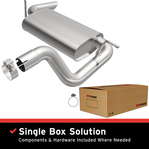 BRExhaust 2018-2025 Jeep Wrangler 2.0L | 2018-2025 Jeep Wrangler 3.6L Direct-Fit Exhaust Muffler Kit 108-0301