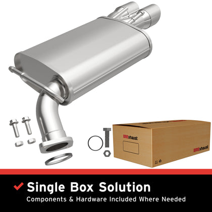 BRExhaust 2018-2024 Toyota Camry XSE 2.5L Direct-Fit Exhaust Muffler Kit 108-0333