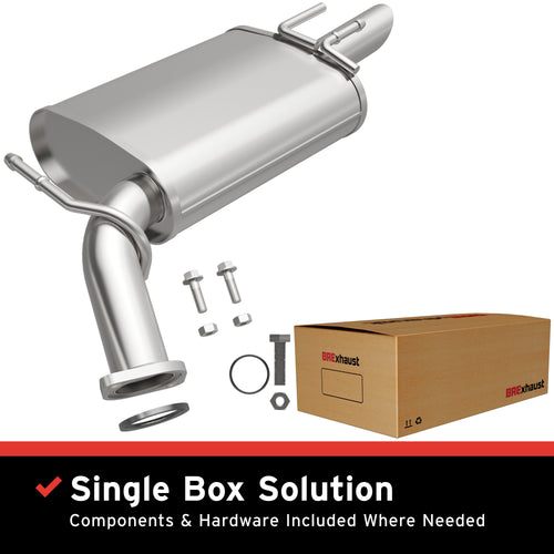 BRExhaust 2018-2021 Toyota Camry 2.5L Direct-Fit Exhaust Muffler Kit 108-0334