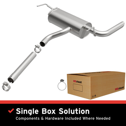 BRExhaust 2014-2018 Jeep Cherokee 2.4L Direct-Fit Exhaust Muffler Kit 108-0345