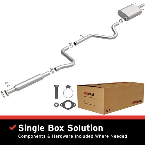 BRExhaust Stainless Steel 2006-2011 Chevrolet Impala 3.5L | 2006-2007 Chevrolet Monte Carlo 3.5L Direct-Fit Exhaust System Kit 116-0015