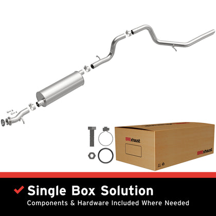 BRExhaust Stainless Steel Direct-Fit Exhaust System Kit 116-0033