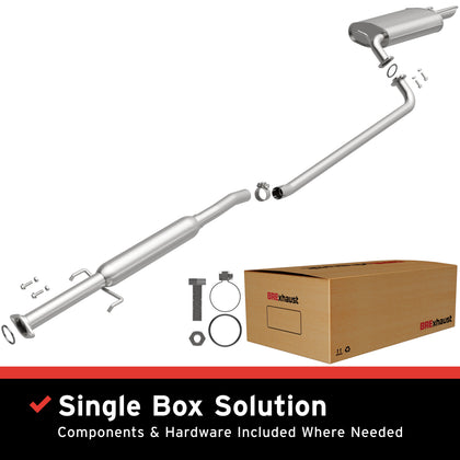BRExhaust Stainless Steel Direct-Fit Exhaust System Kit 116-0274