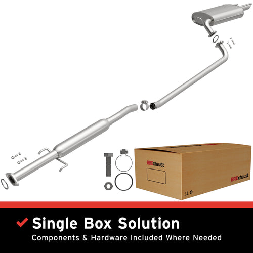 BRExhaust Stainless Steel Direct-Fit Exhaust System Kit 116-0274