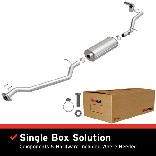 BRExhaust Stainless Steel Direct-Fit Exhaust System Kit 116-0509