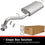 BRExhaust Stainless Steel 2003-2013 Toyota Corolla 1.8L Direct-Fit Exhaust System Kit 116-0626